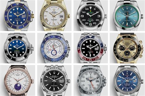 rolex watch list